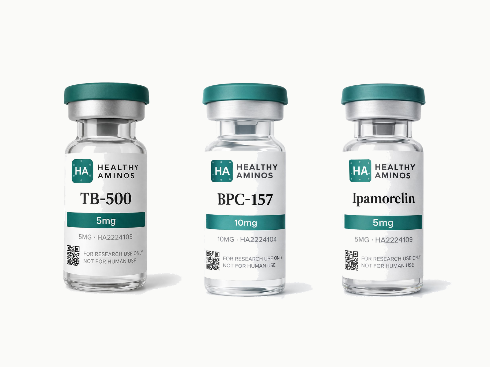 Lab-tested research peptide vials