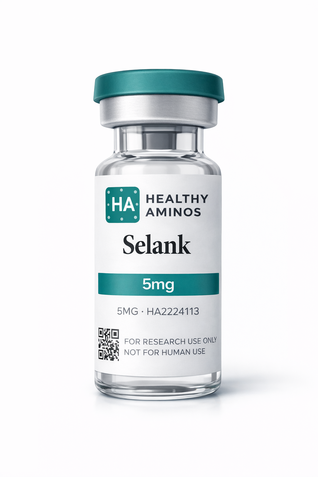 Selank 10mg lyophilized peptide vial — Healthy Aminos
